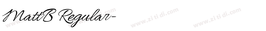 MattB Regular字体转换 MattB Regular字体转换